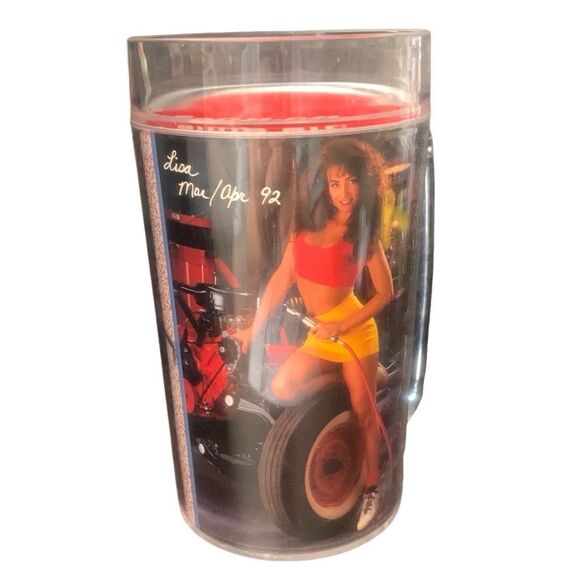 Vintage SNAP-ON Tools Thermo-Serv Plastic Mug Beer Coffee Lisa Mar Apr 1992 - Picture 5 of 12